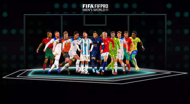 v站-世界最佳阵容：梅西领衔四大前锋，曼城6人入选