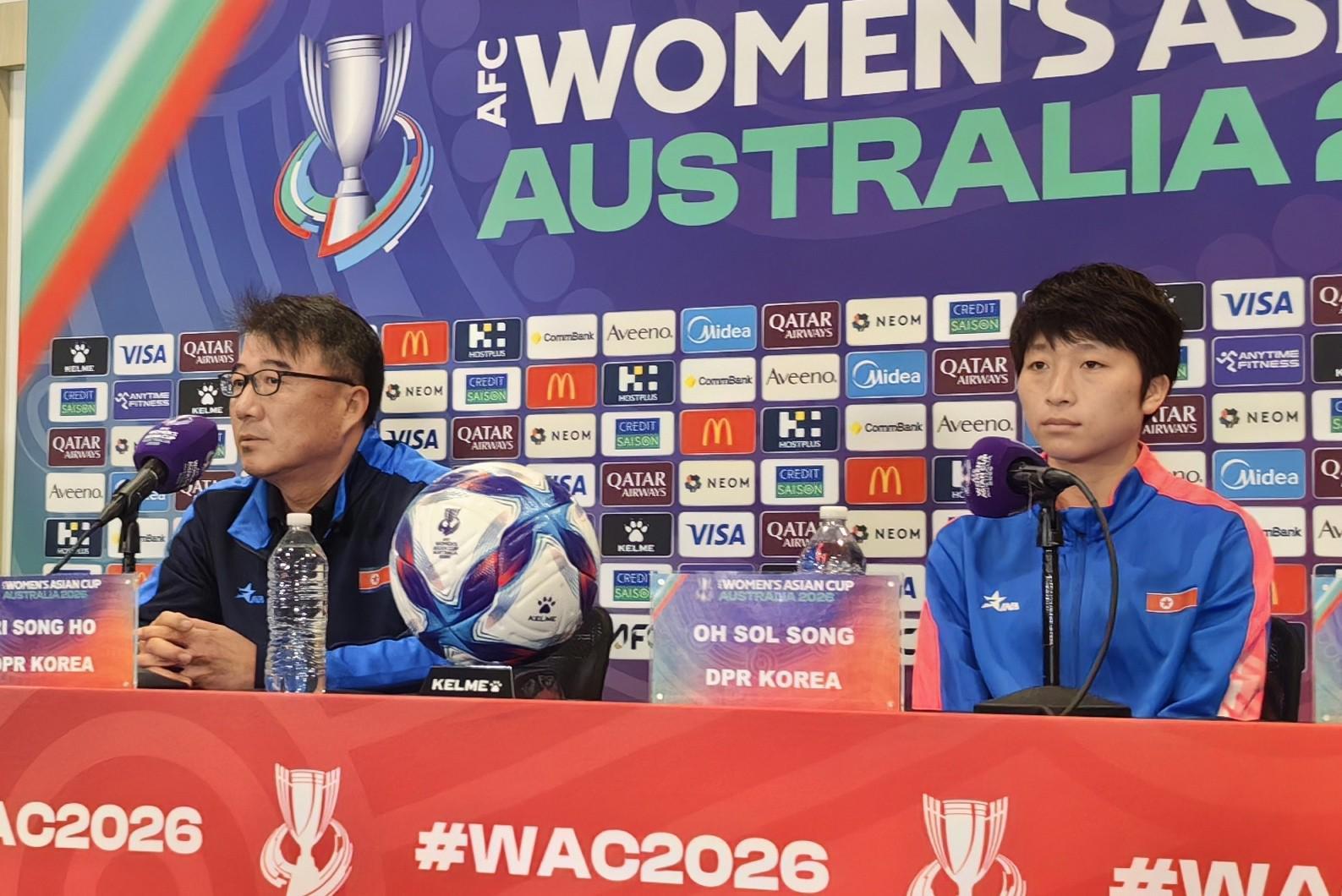 V站体育-朝鲜女足主帅：不会考虑净胜球，小组赛要三战全胜